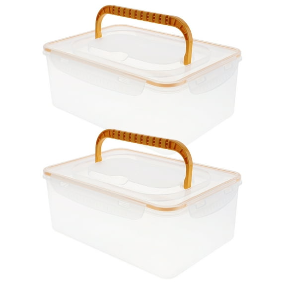 WRITWAA Clear PP Breastmilk Organizer Leakproof Design for Fresh Milk Storage 2Pcs