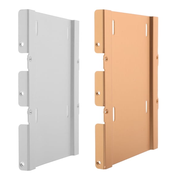 WRITWAA 2-Pack Rear Panel Hard Drive Mounting Tray Adapter Brackets for PC Storage Upgrade and Expansion