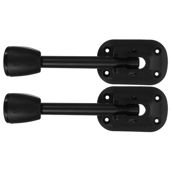 WRITWAA 2Pcs Iron Furniture Legs Foldable Design Black for Desk Dining Table Support