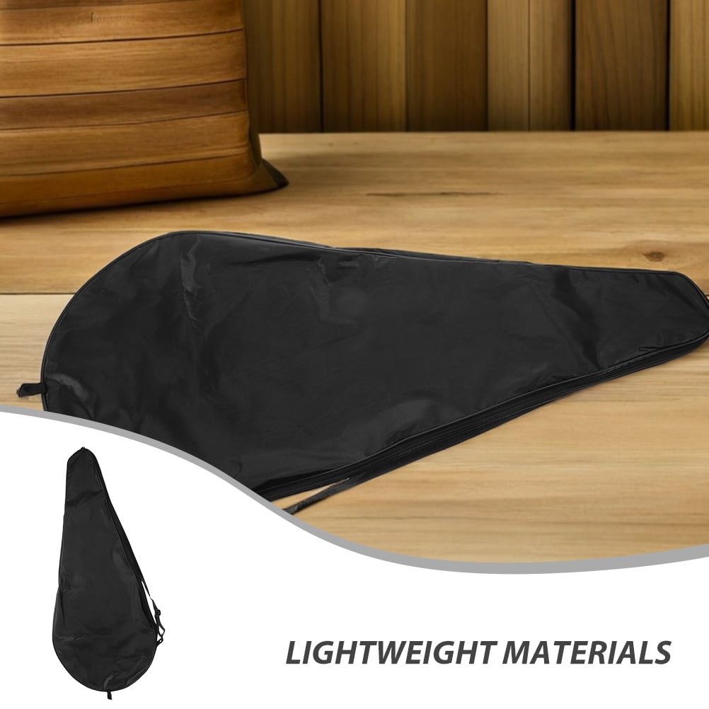 Nylon Racket Cover WRITWAA 2-Pack Tennis Racket Covers with Carry Bag, Black Oxford Cloth ...