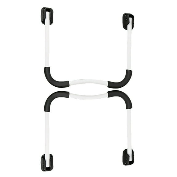WRITWAA 2-Pack Heavy Duty Iron Folding Table Legs, Easy to Install, Support and Space-Saving Design for Home and Office