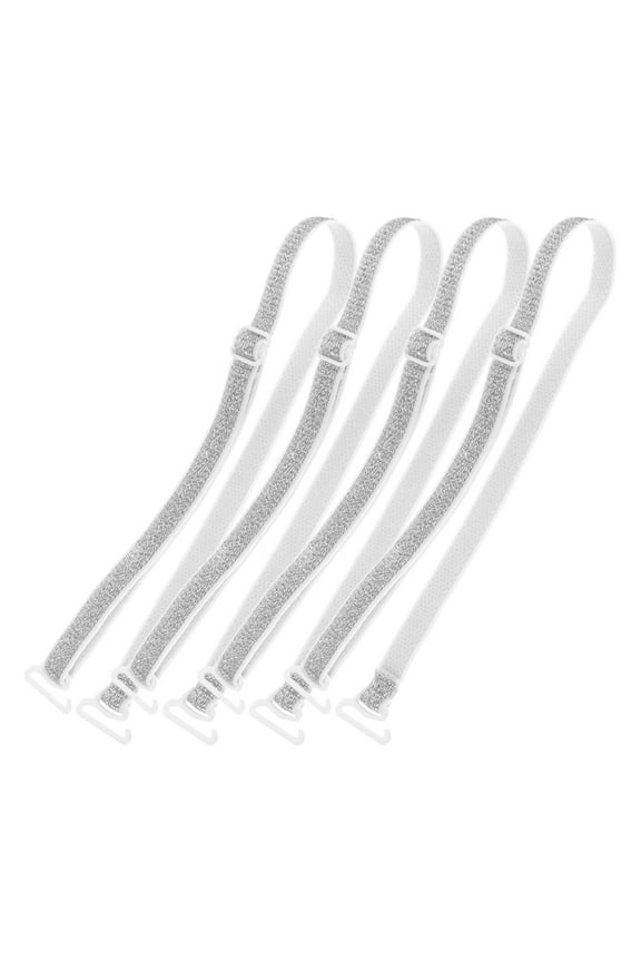 2 Pairs Decorative Bra Straps Nylon Adjustable Elastic Support for Women Daily Wear