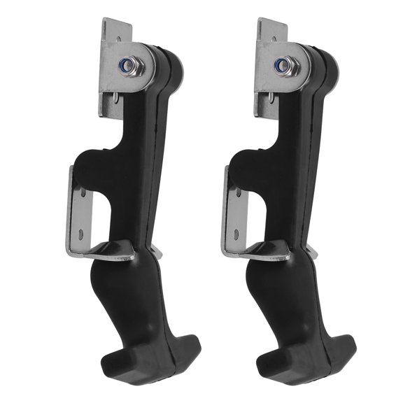 WRITWAA 2Pcs Black T Handle Hasp Latch Replacement for Tool Box Heavy Duty and Flexible