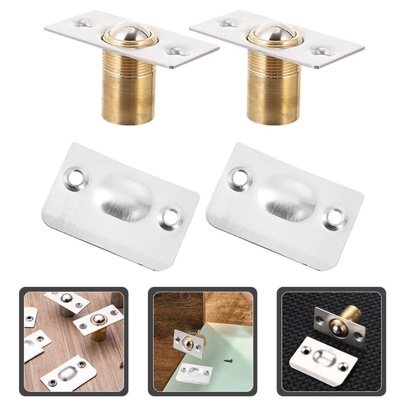 WRITWAA 2Pcs Cabinet Door Ball Catch Adjustable Roller Latch for Multipurpose Furniture Use