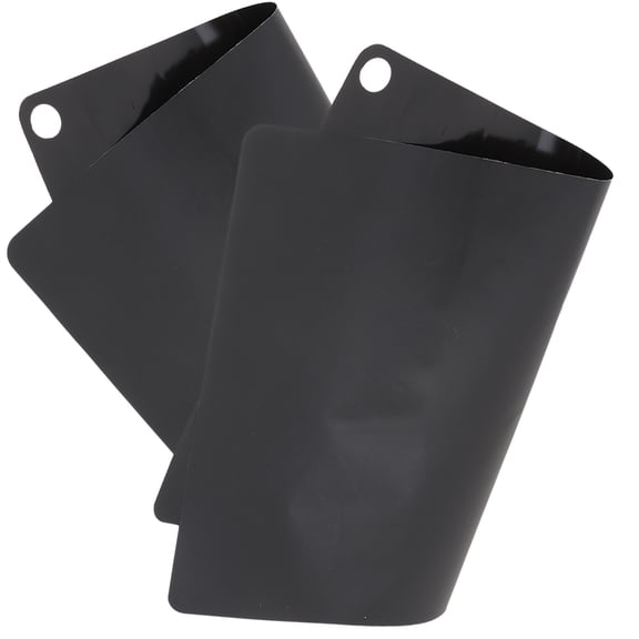 WRITWAA 2-Pack Silicone Induction Cooktop Mats, Wear-Resistant Heatproof Pads, Black Scratch and Stain