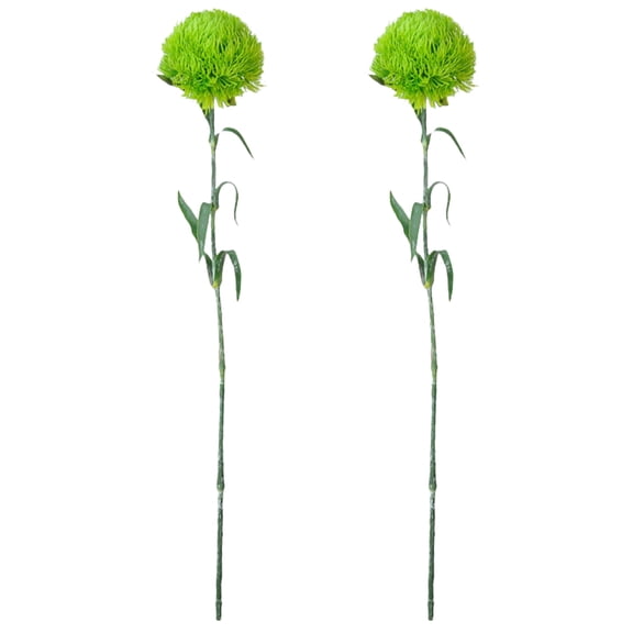 WRITWAA 2Pcs Artificial Plants Indoor Light Green Faux Pinecone Decorative Stems