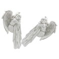 thumbnail image 1 of WRITWAA Set of 2 White Resin Angel Statues Decorative Sculpture Ornaments for Home and Garden Decor, 1 of 7