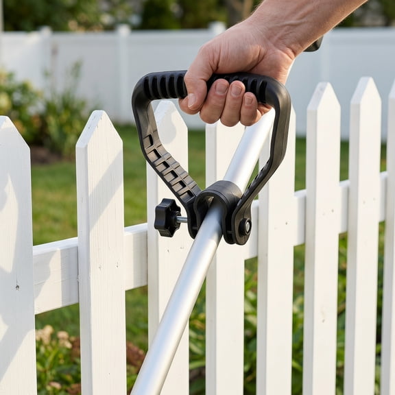 WRITWAA 2Pcs Ergonomic String Trimmer Handle with Slip Resistant Grip for Comfortable Lawn Cutter Use