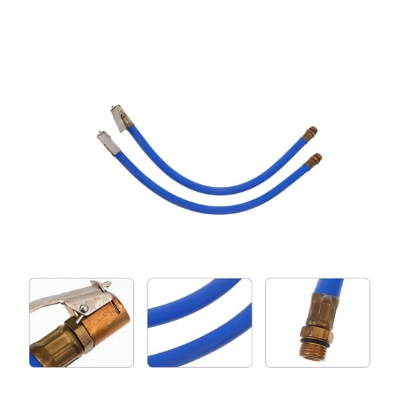 WRITWAA Air Compressor Hose , Flexible Design for Vehicle Maintenance and Tire Inflation, 2 Pieces