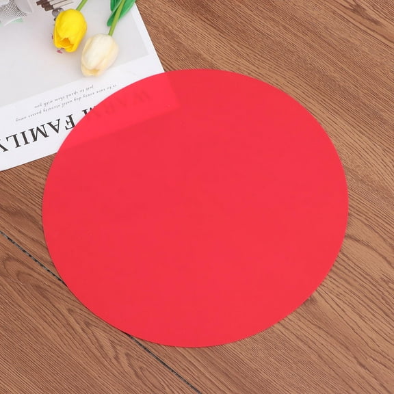 WRITWAA Silicone Baking Mat Red Non-Slip for Kitchen Heat Protection 2Pcs