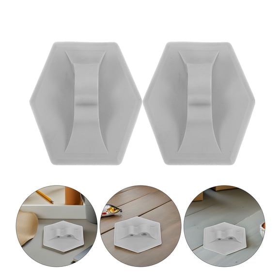 WRITWAA 2pcs Kayak Motor Mount Bracket Hexagonal PP Holder for Inflatable Boat