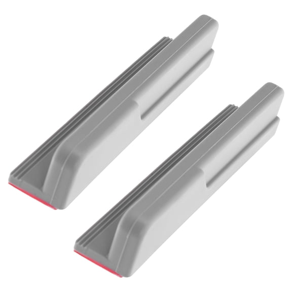 WRITWAA 2Pcs Kitchen Trash Cabinet Foot Pull Grey Hands Free Touchless Opener for Full Overlay Doors