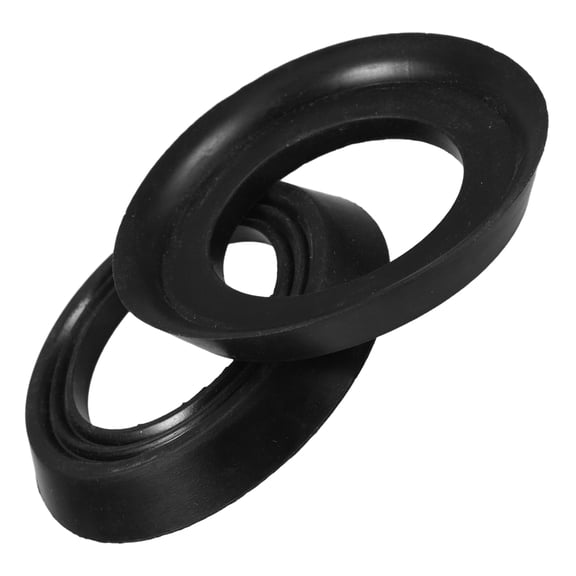 WRITWAA 2Pcs Leakproof Urinal Seal Rubber Gasket Durable Sturdy Flange for Home Installation