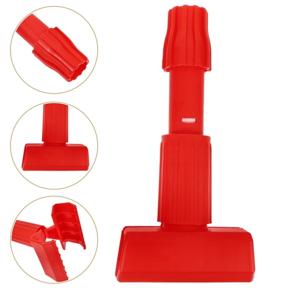 WRITWAA Red Mop Clamp Replacement Set, 2 Pieces with Comfortable Grip for Easy and Efficient Cleaning Tasks