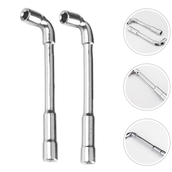 WRITWAA 2-Pack 7mm Plated Socket Wrench Tool for 3D Printer Nozzle Maintenance Steel Material