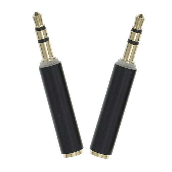 WRITWAA Copper 3.5mm Audios Adapter for Phone Minimal Signal Loss Perfect for Carrying Around 2Pcs