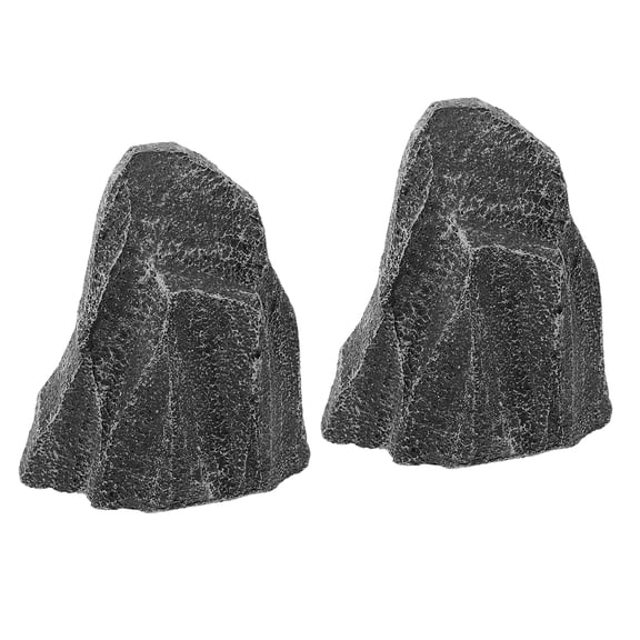 WRITWAA 2Pcs Realistic Foam Decorative Rocks for Indoor Plants and Garden Use