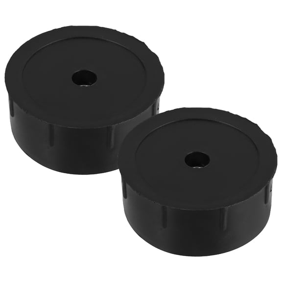 WRITWAA 2Pcs Cat Climbing Frame Replacement Plugs Durable Black Plastic Tube Accessories