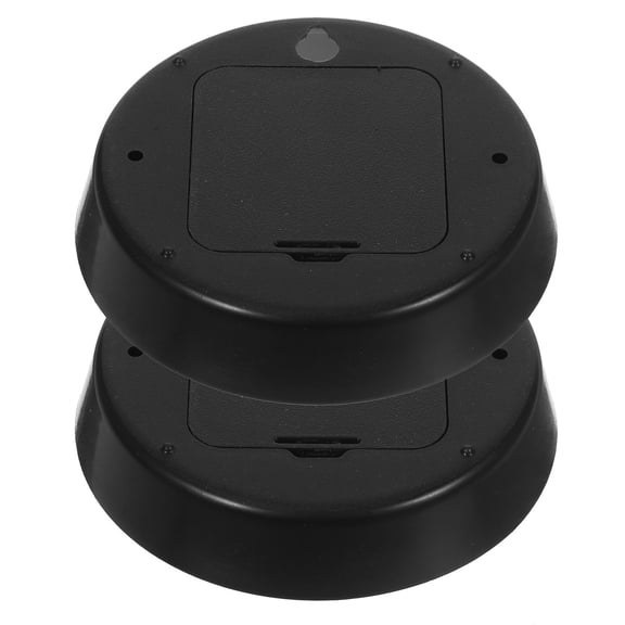 WRITWAA 2Pcs Round Clock Mechanism Case for Replacing Wall Clock Parts