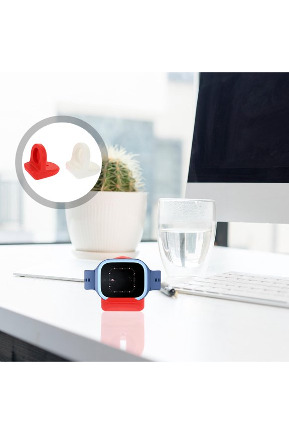 2Pcs Silicone Watch Holder Watch Charging Stand Portable Lightweight Smartwatch Support
