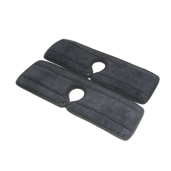 WRITWAA 2Pcs Sink Protector Fiber Splash Catcher Sink Mat for Bathroom Use Grey