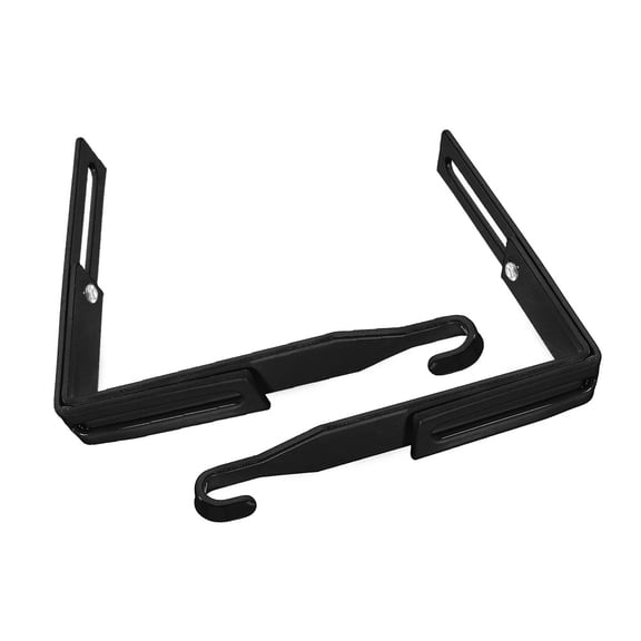 WRITWAA 2Pcs Stable Metal Hooks Over Door for Hanging Hats Bags with Smooth Finish