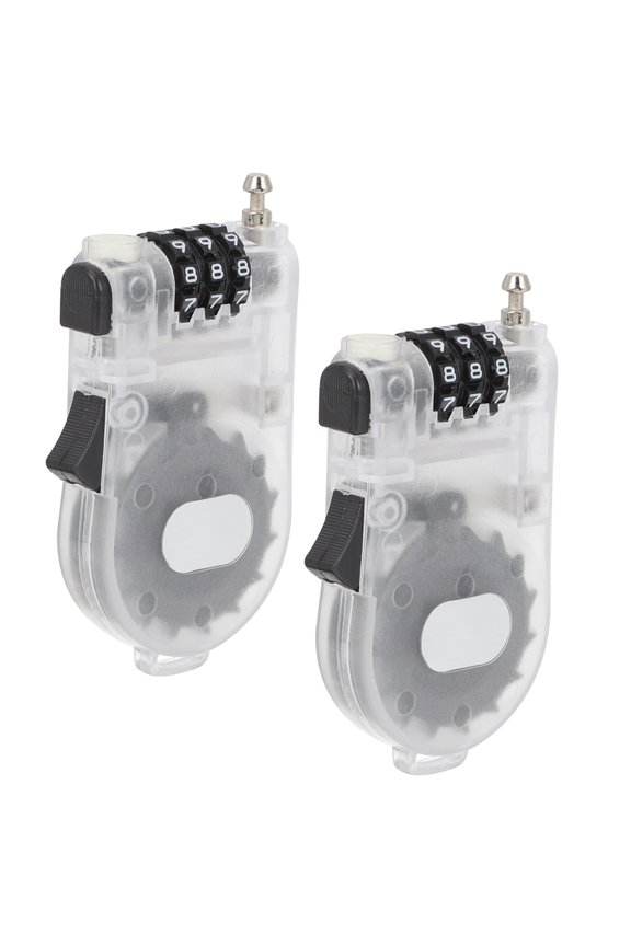 2Pcs Snow Board Locks Safety Padlock Locks ABS Multi-function Travel Luggage