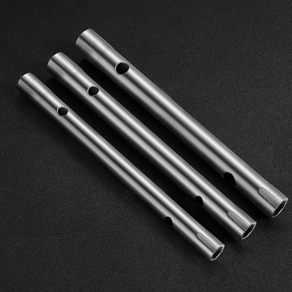 WRITWAA 2Pcs Multi-Functional Horseshoe Wrench for Faucet and Basin Maintenance Silver