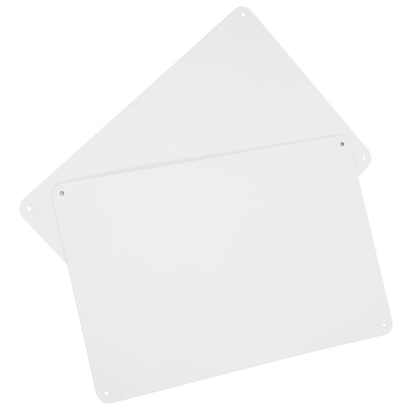WRITWAA 2Pcs Metal Sublimation Sign Blanks for Yard Markers and DIY Projects
