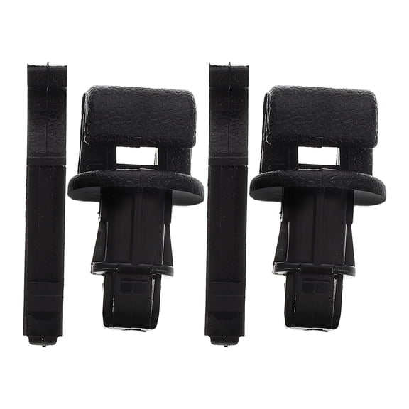 WRITWAA 2Pcs Sun Visor Clip Brackets Black for Quick Tool Free Installation and Vehicle Interior Use