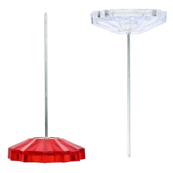 WRITWAA 2-Pack Red Plastic Ticket Holder and File Stand Organizer for Office, Business, and