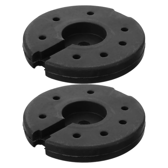 WRITWAA 2-Pack Weighted Lamp Base Counterweights Black Metal Table Lamp Support and Balance