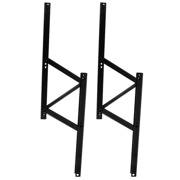WRITWAA 2Pcs White Spring Hinge Folding Table Bracket for Home Use Durable and Anti Rust