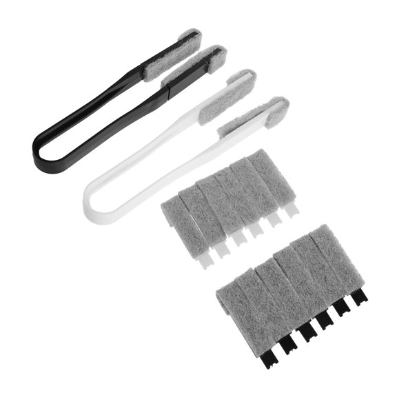 WRITWAA 2Set Air Conditioner Duster with Dual End Brush and Long Handle for Hard to Reach Window Areas