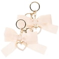 thumbnail image 1 of WRITWAA 2Set Bag Charms Elegant Metal White Accessory For Women Everyday Use, 1 of 8