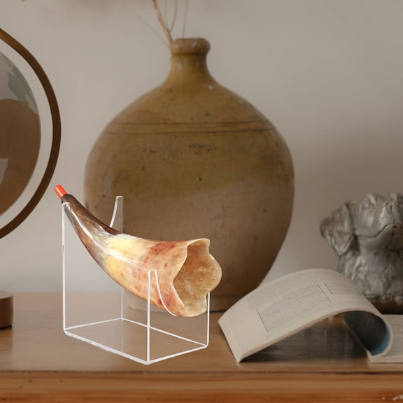 WRITWAA 2Pcs Acrylic Sword Display Stand Transparent Desktop Holder for Home Decor