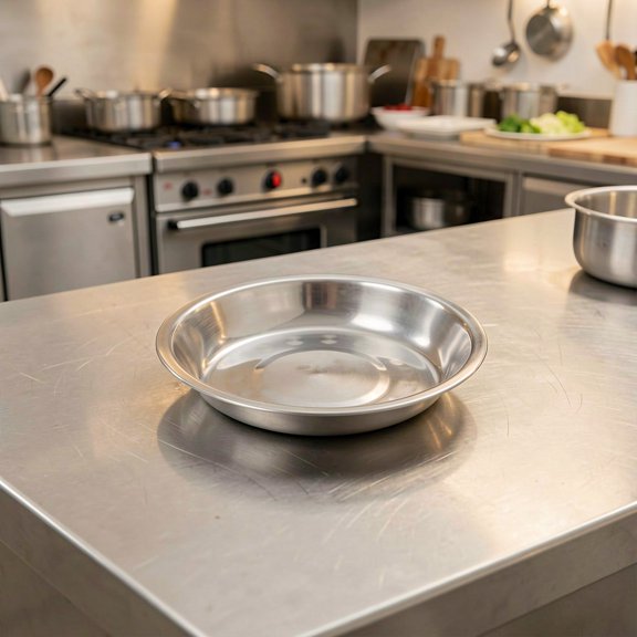 WRITWAA 2pcs Stainless Steel Scale Pan 8.5 Inch Digital Tray for Weighing