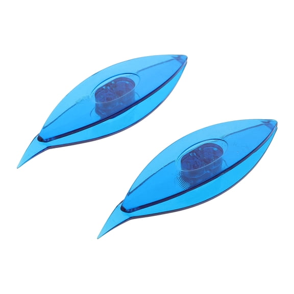 WRITWAA DIY Weaving Shuttle Blue Plastic Durable and Comfortable for Crafts 2Pcs