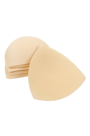 Removable Beige Bra Inserts Lightweight Pads for Lift and Coverage 3Pair