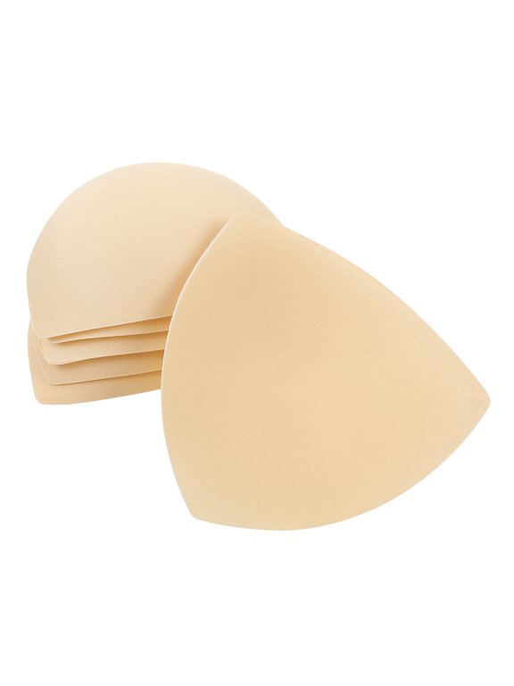 Removable Beige Bra Inserts Lightweight Pads for Lift and Coverage 3Pair