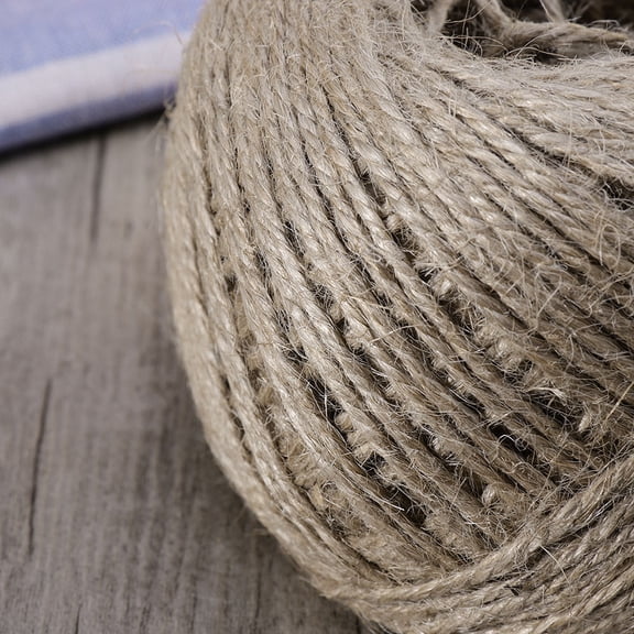 WRITWAA 3 Pcs Khaki Hemp Rope Cord, Natural Jute Craft String for Projects, Wrapping, Binding and Home Decor Use