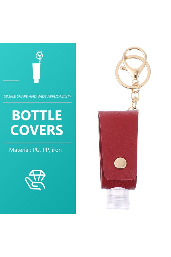 Travel Bottle Keychains, Assorted Colors, Lightweight Refillable Bottles, 3 Sets for Travel and Outdoor Use