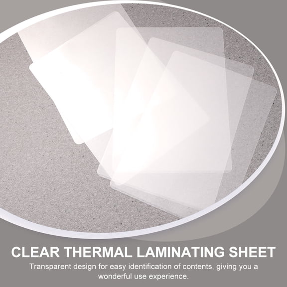 WRITWAA 300Pcs Clear Photo Laminating Film for Home Use with Waterproof and Anti Reflective Features