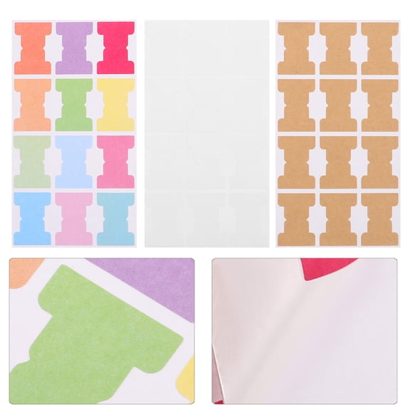 WRITWAA 30PCS Label Stickers For Writable Surface Eco Friendly Multi Color Design For Students And Office Workers