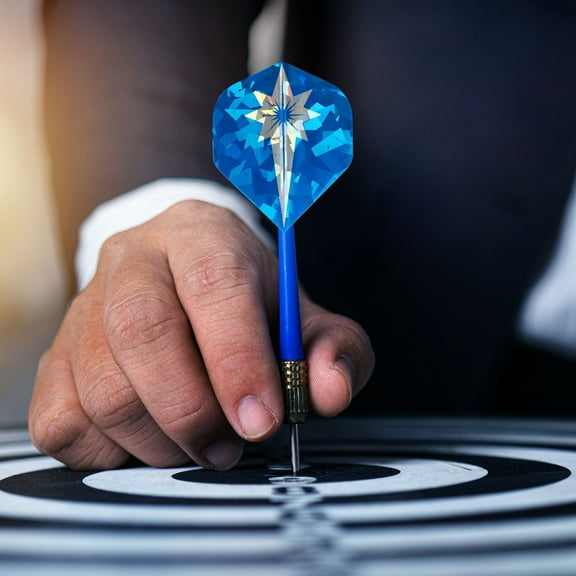 WRITWAA 30 Pieces Dart Flights for Outdoor and Indoor Sports Accessories