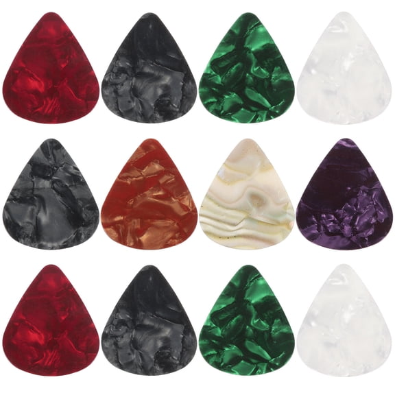 WRITWAA electric guitar picks Guitar Picks Assorted Color for Bass Players in Performance 30pcs