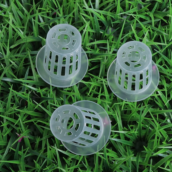 WRITWAA 30pcs Planting Containers Cups UV Resistant Plastic Wide Lip for Vegetable Cultivation