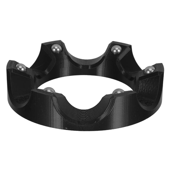 WRITWAA 360 Degree Rotating Bowling Ball Holder Stand with Non Slip Scratch Free Support in Black