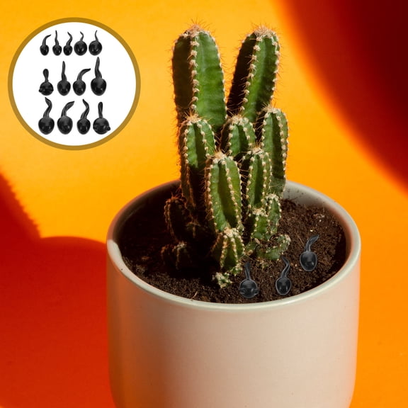 WRITWAA Tiny Resin Tadpole Figurines Black for Aquariums and Desks 39Pcs