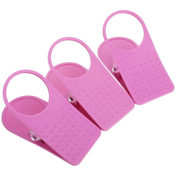 WRITWAA 3Pcs Drinking Cup Holder Clips for Tabletop Gadget Office Use